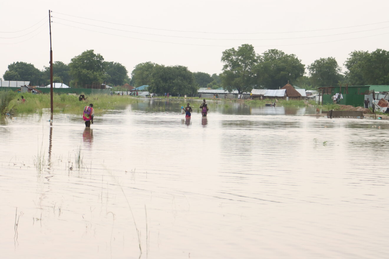überflutetes Dort | Südsudan | El Nino