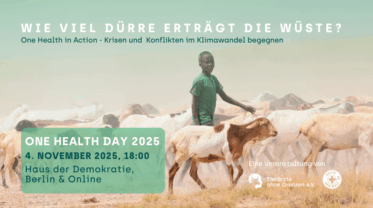 Website Header One Health Day 2025. 4. November ab 18:00. Hybride Veranstaltung