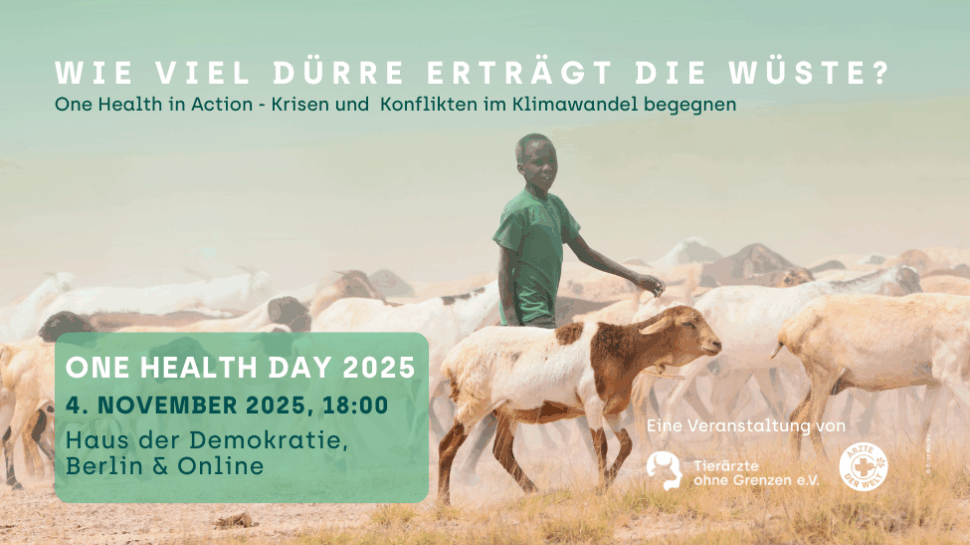 Website Header One Health Day 2025. 4. November ab 18:00. Hybride Veranstaltung